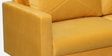 Bonito Velvet 3 Seater Sofa In Yellow Colour