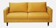 Bonito Velvet 3 Seater Sofa In Yellow Colour