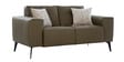 Bordeaux Half Leather 2 Seater Sofa in Exotica Delph Blue colour