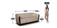 Bosco 3 Seater Sofa in Cream Colour