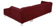 Bostino LHS 3 Seater Sofa With Lounger In Red Colour