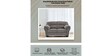 Boston Fabric 2 Seater Sofa in Grey Color