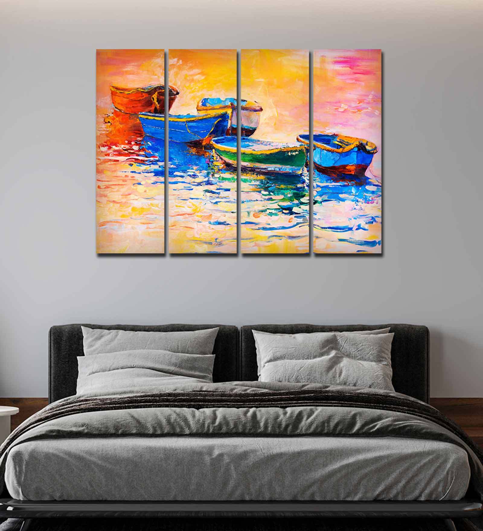 Boat Canvas Wall Painting