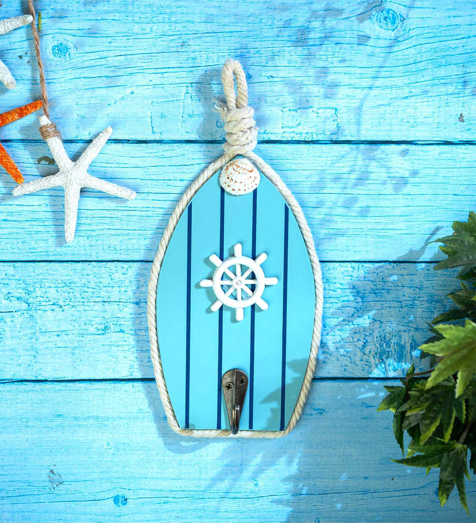 Boat Shape Helm Wall Hooks