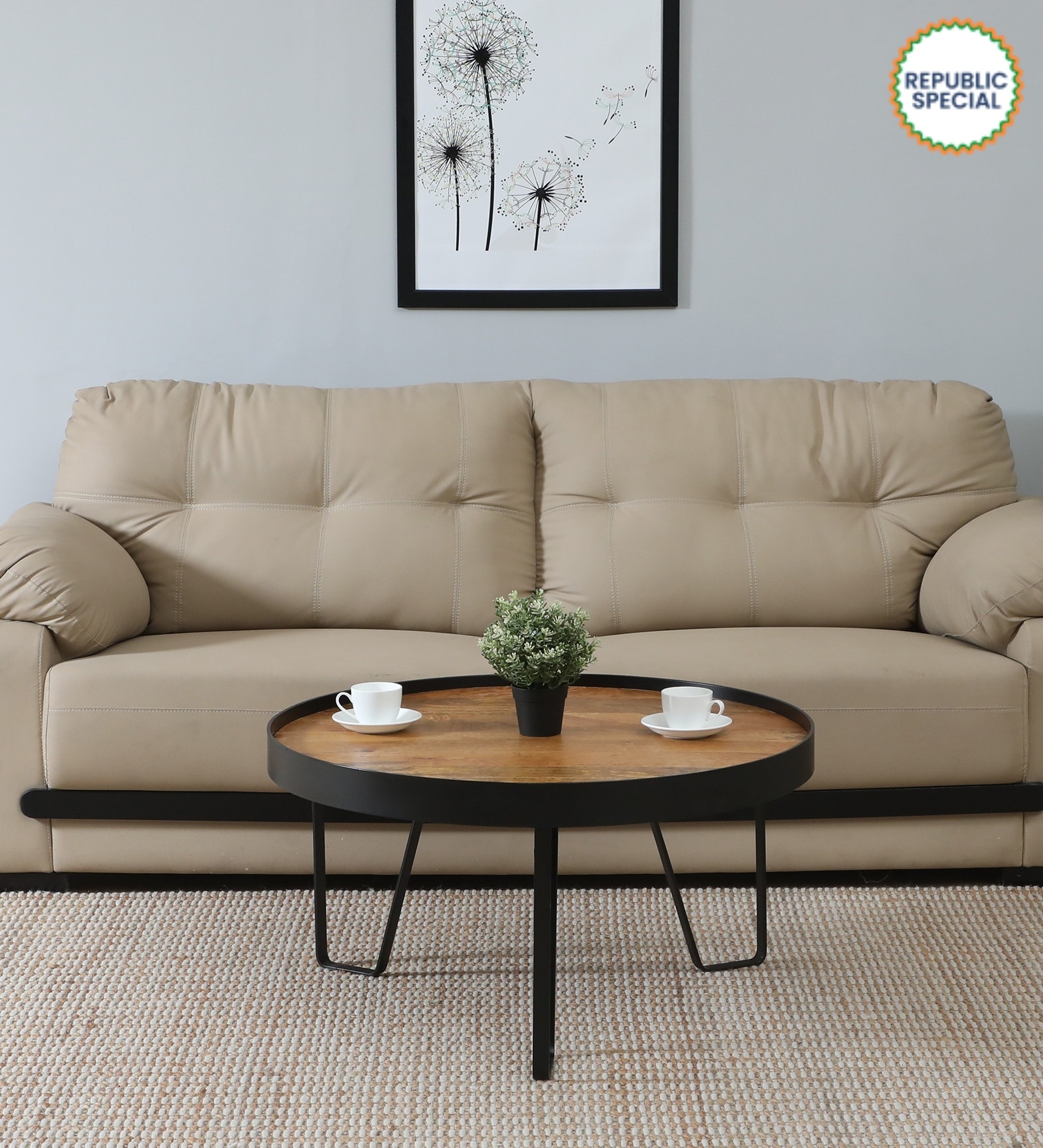 Bogan Metal Coffee Table In Black Colour