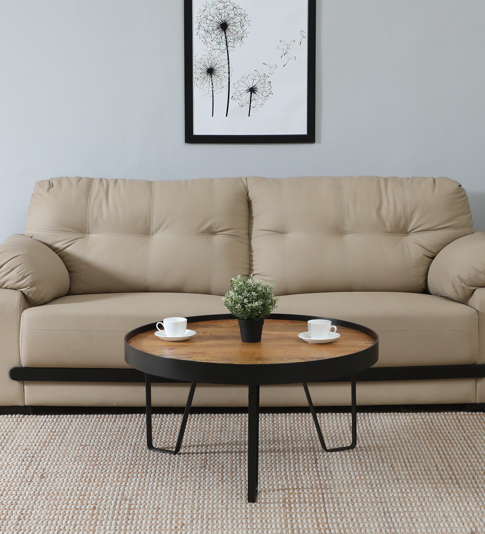 Bogan Metal Coffee Table In Black Colour