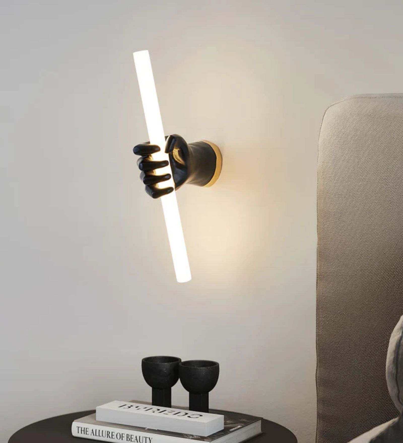Bold Hand Wall Light