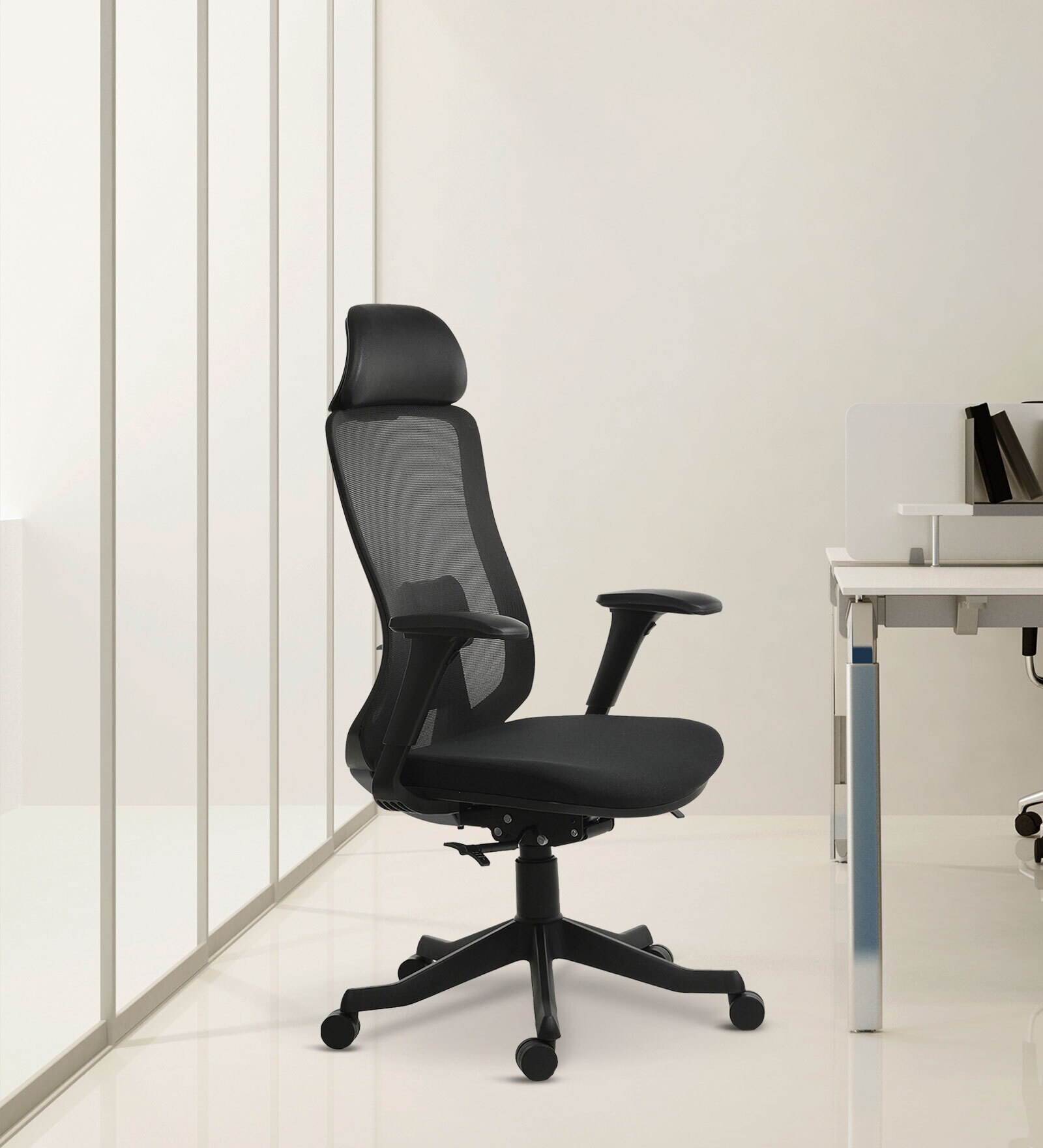 Buy Bombay Breathable Mesh Ergonomic Chair In Black Colour at 30 OFF