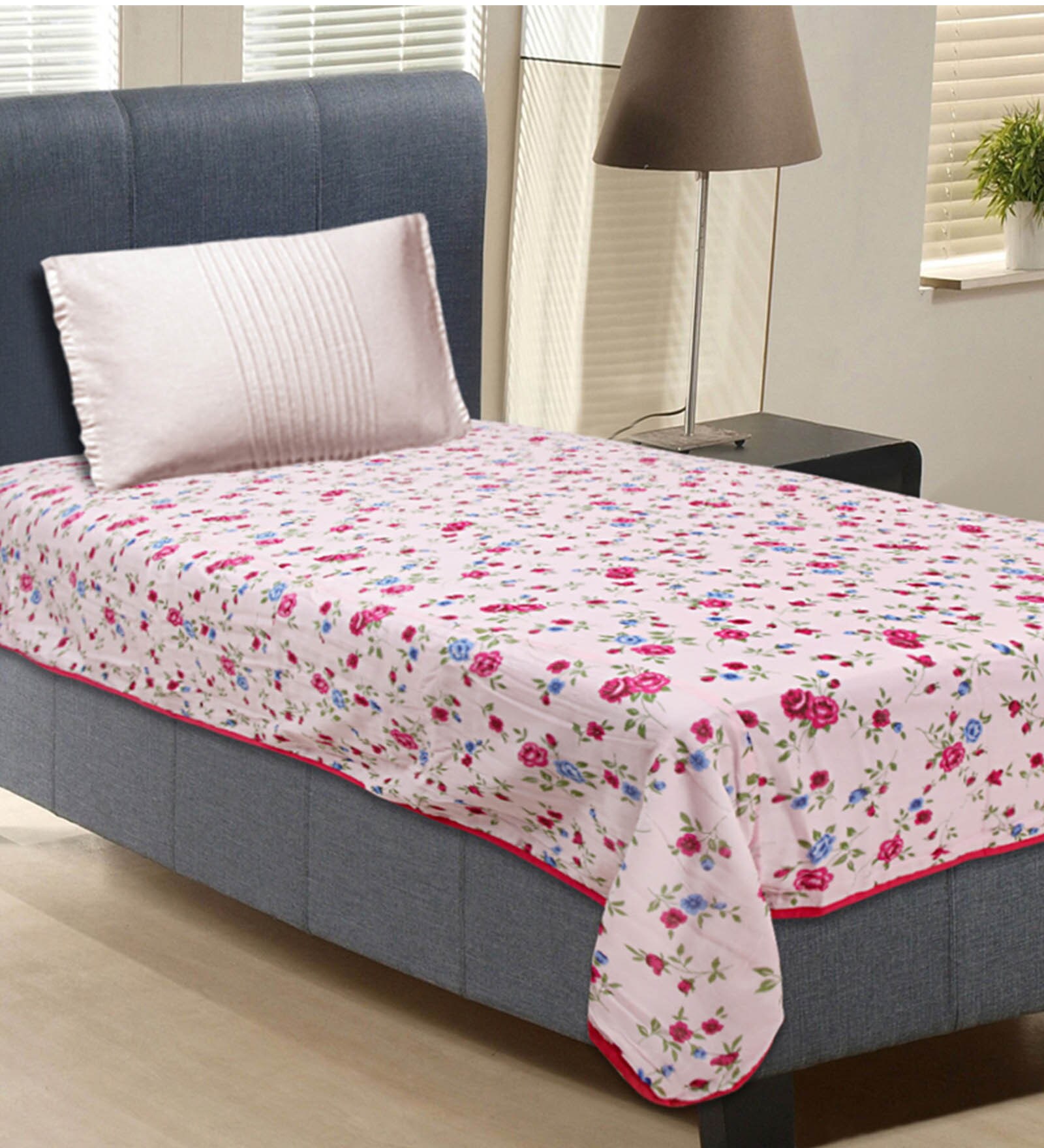 Buy Multicolour Cotton 87 X 55 Inch Single Size Joanna Now Dohar by