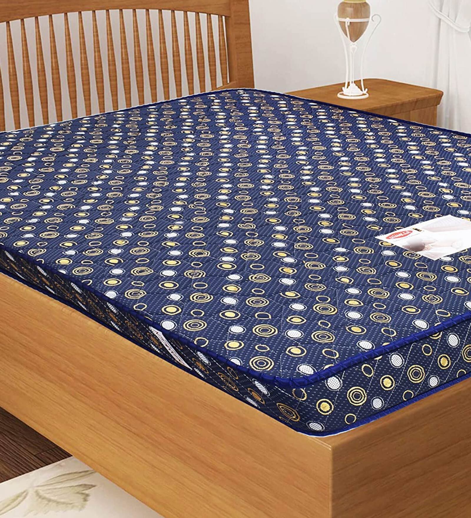Mod Dual Comfort 6 inch Rebonded Foam King Size Mattress in Blue Colour