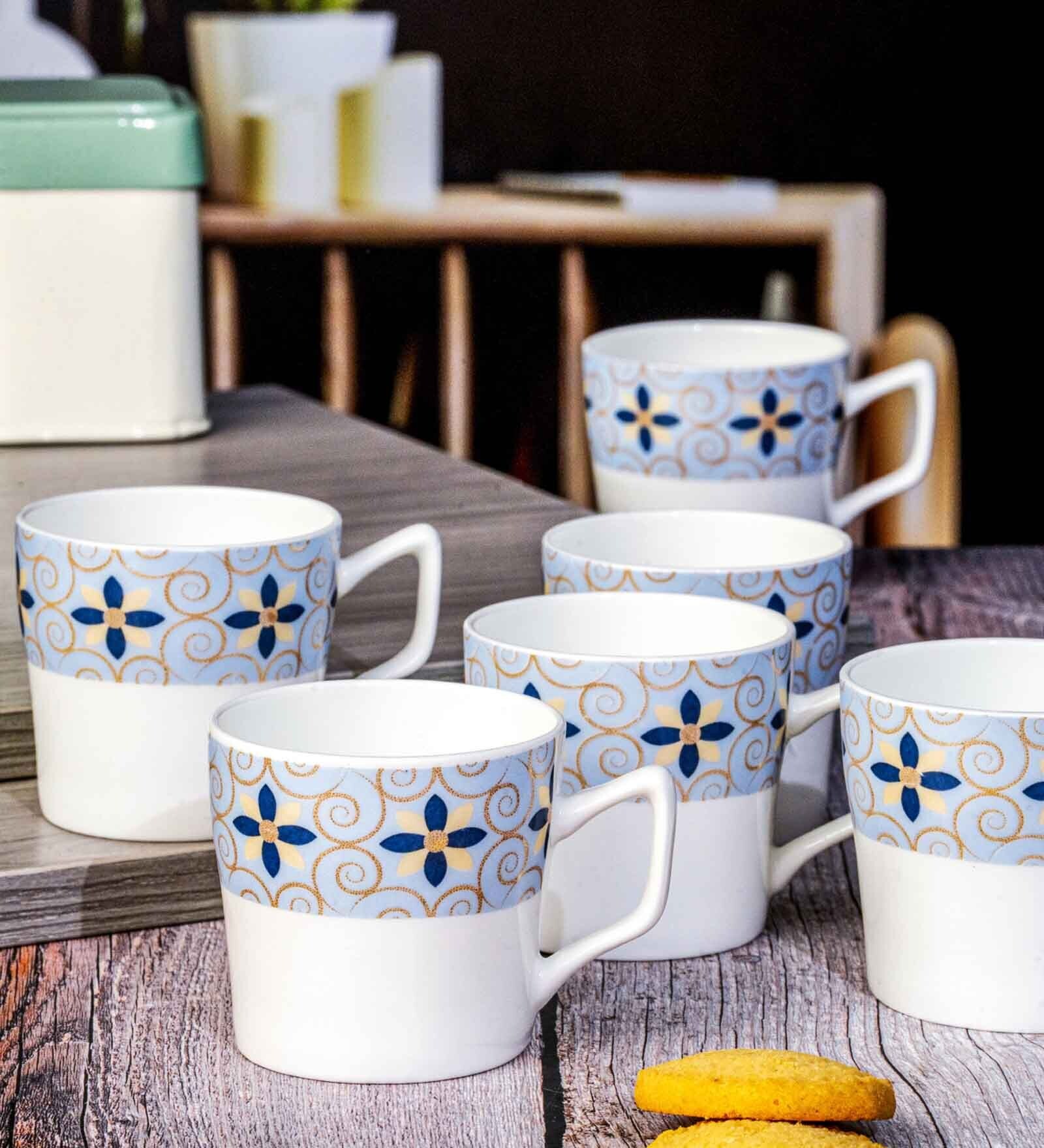 Bone China Tea/Coffee Mug Set of 6pcs
