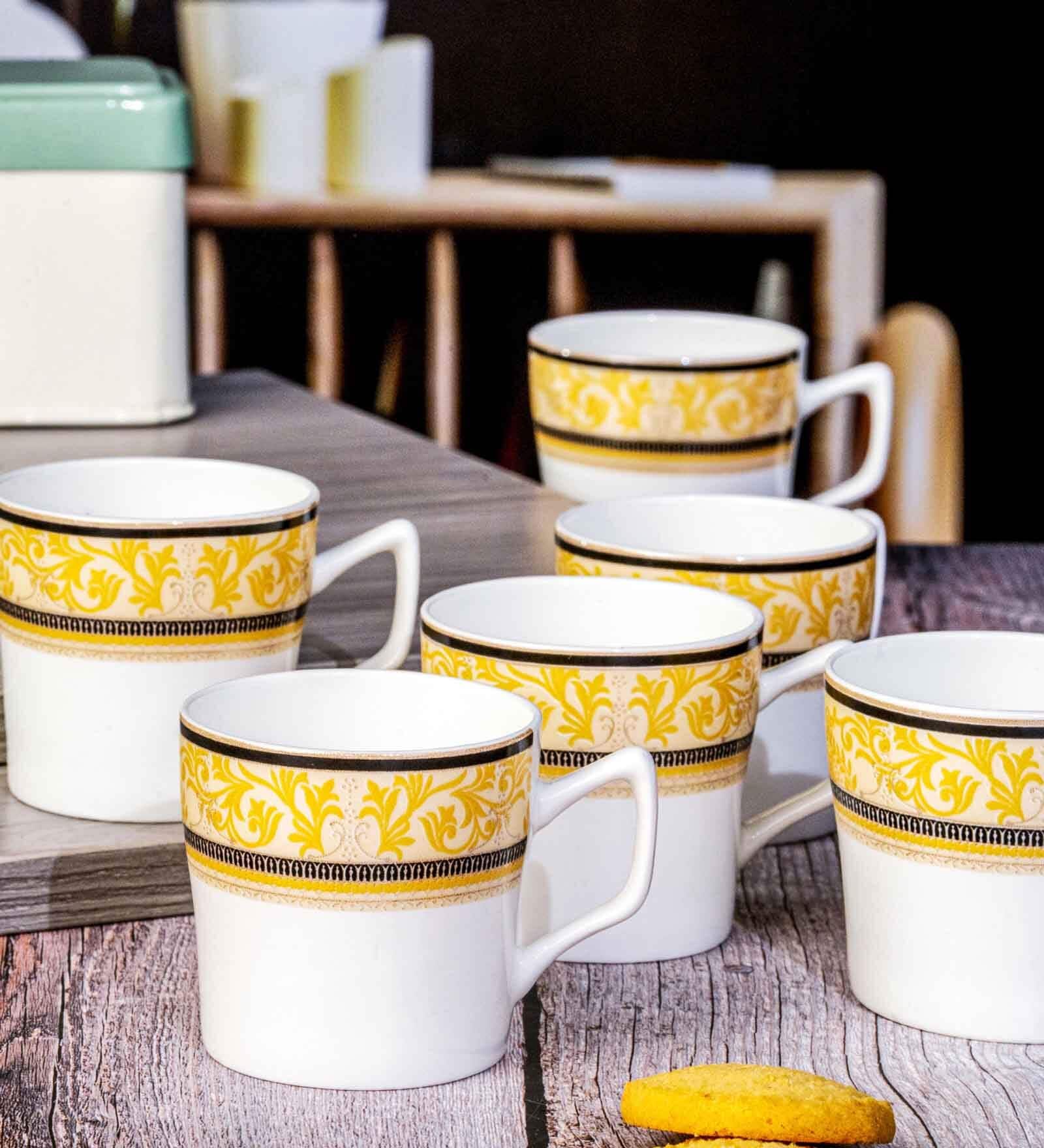 Bone China Tea/Coffee Mug Set of 6pcs