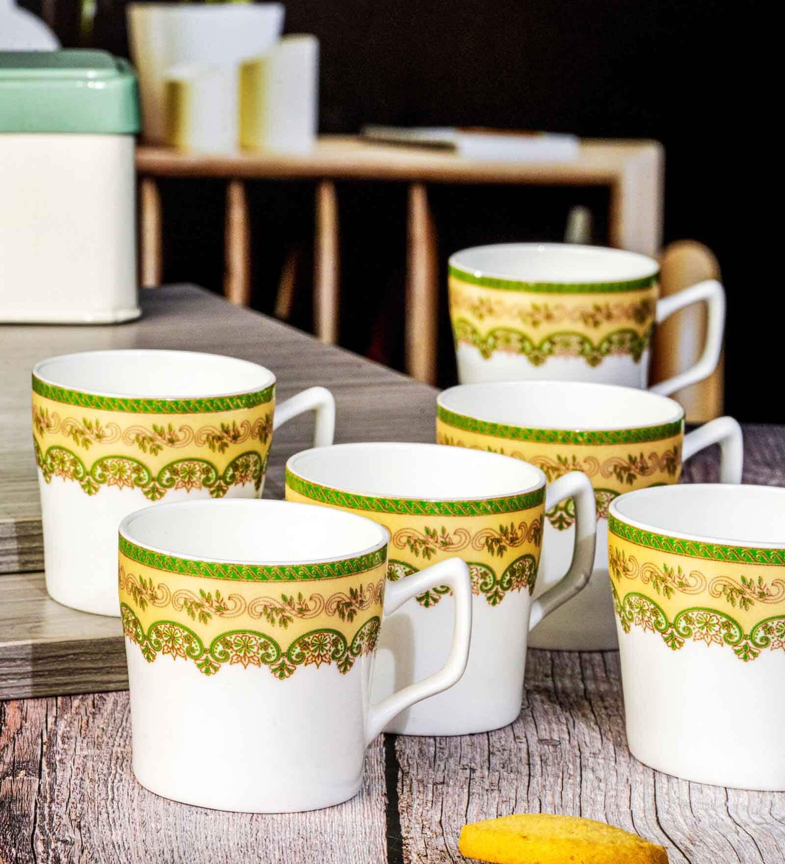 Bone China Tea/Coffee Mug Set of 6pcs