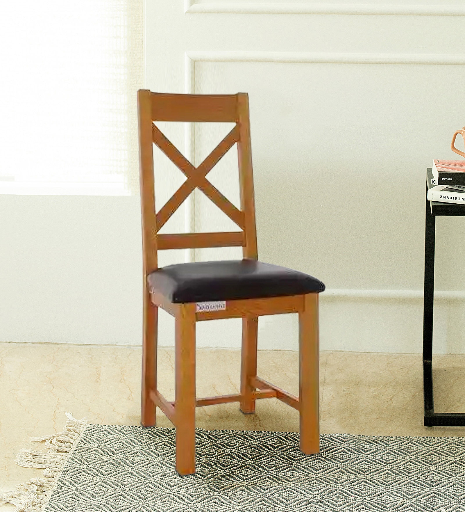 Bonn Dining Chair in Brown Finish