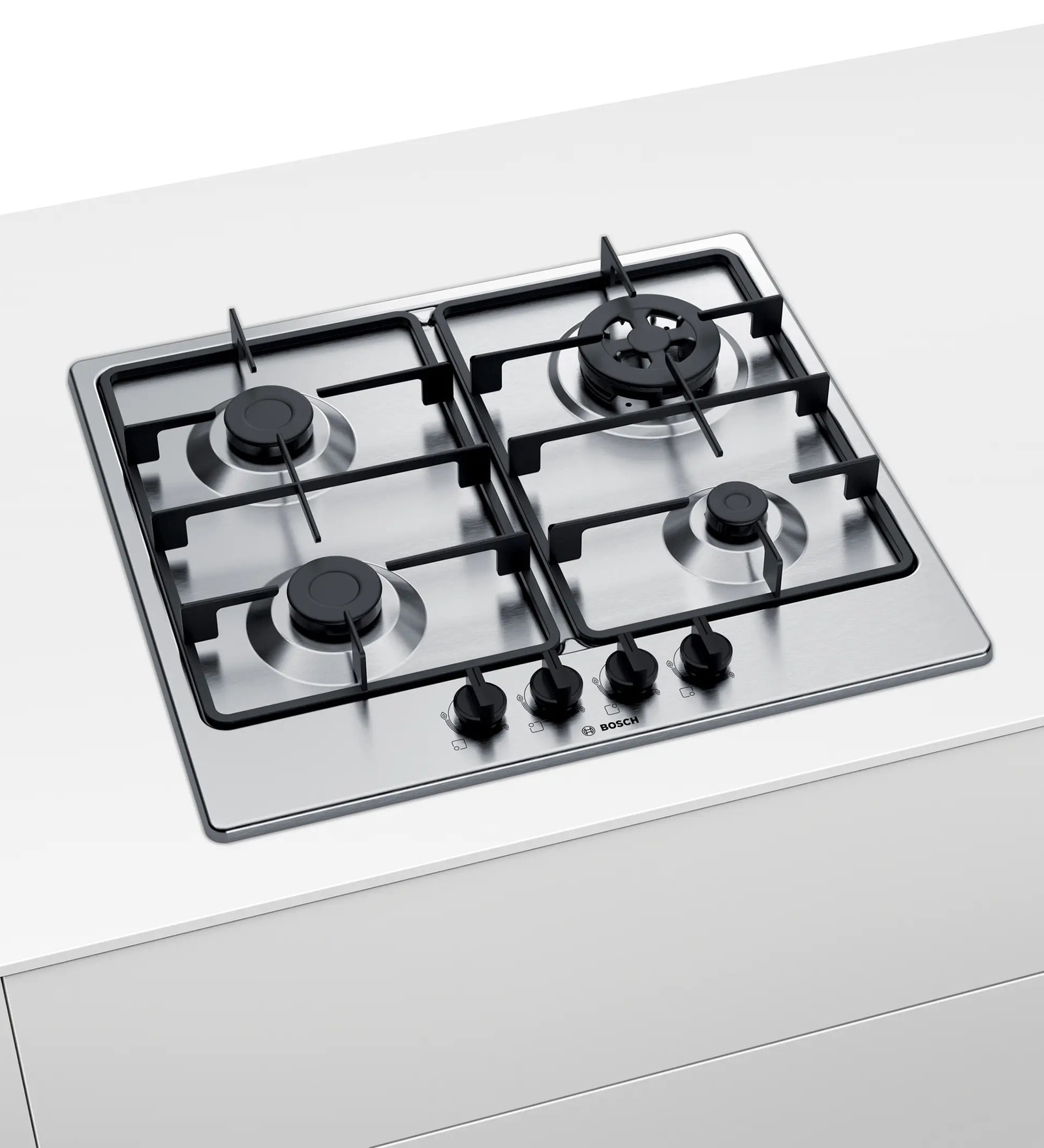 BOSCH Series 4 Gas Hob 60 CM Stainless Steel PGH6B5B60I