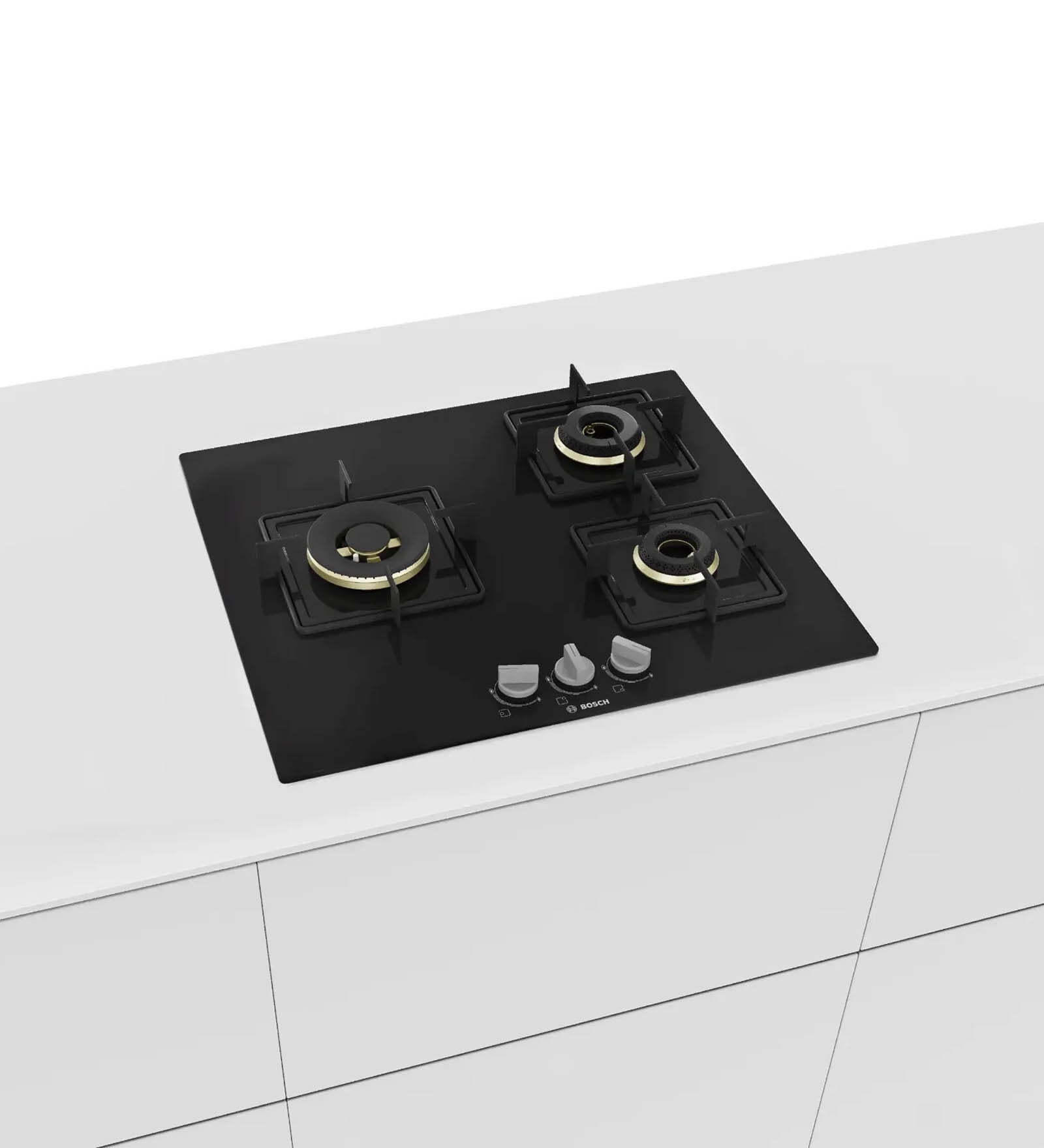 BOSCH Series 4 Gas Hob 60 CM Tempered Glass Black PNC6B6F10I