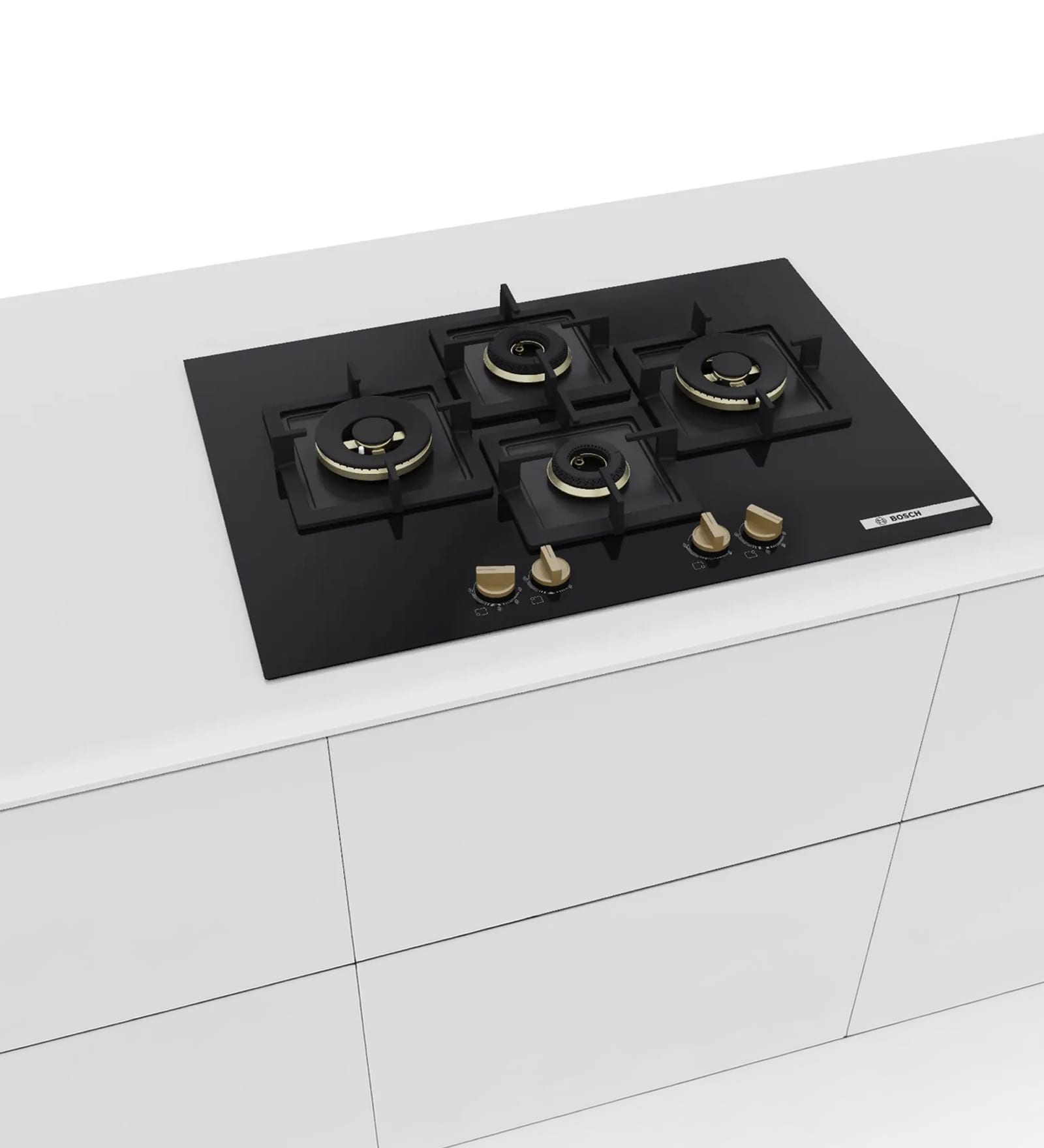 BOSCH Series 6 Gas Hob 75 CM Tempered Glass Black PNI7B6G20I