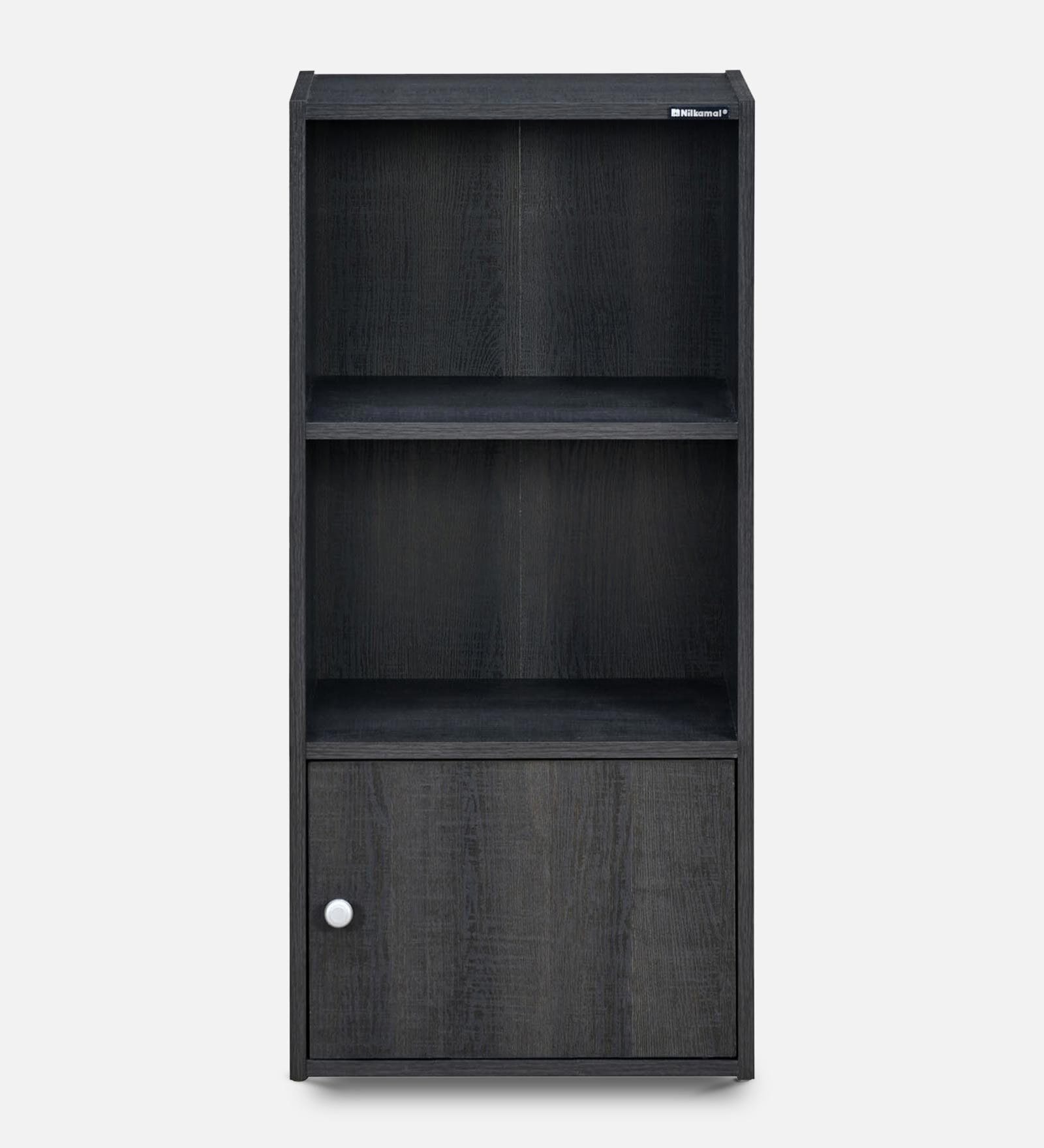 Buy Boston Book Shelf in Light Charcoal Grey Colour at 43 OFF by