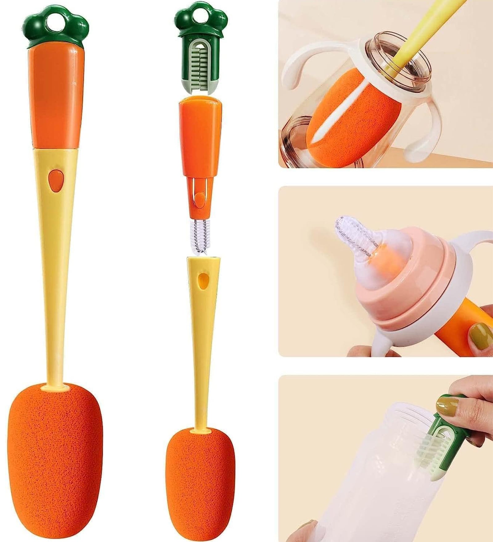 Multifunctional Bottle Brush Cleaner