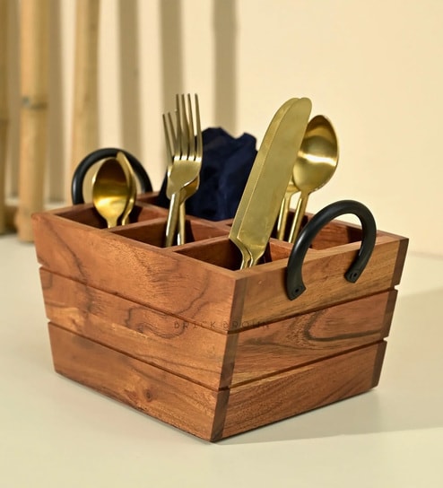 Boat Cutlery Caddy Holder with Handle