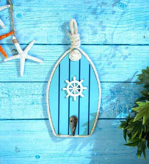 Boat Shape Helm Wall Hooks