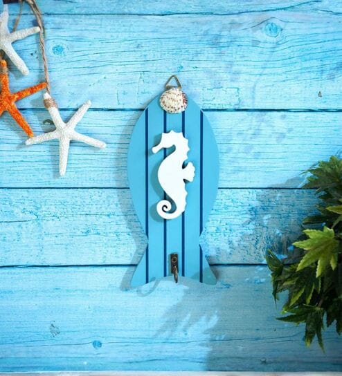 Boat Shape Sea Horse Wall Hooks