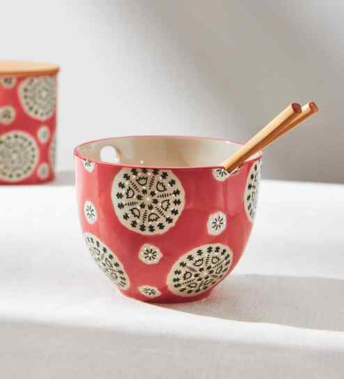 Boho Chakras Ramen Bowl & Chopsticks Set