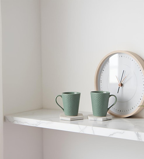 Boho Chic Coffee Mug Set of 2(275 ML Each) Microwave Safe Coffee Mug