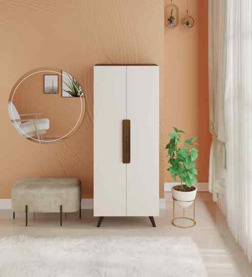 Bonco 2 Door Wardrobe In Brown Maple Finish