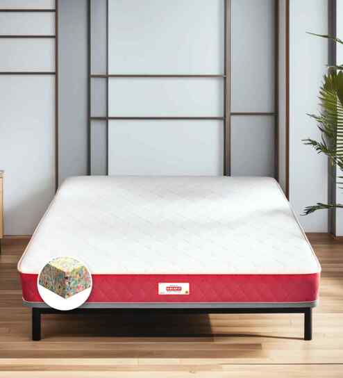 BONE ZONE with REBOTECH Tech 6 Inch Bonded & PU Foam Single Size Mattress