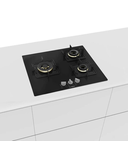 BOSCH Series 4 Gas Hob 60 CM Tempered Glass Black PNC6B6F10I