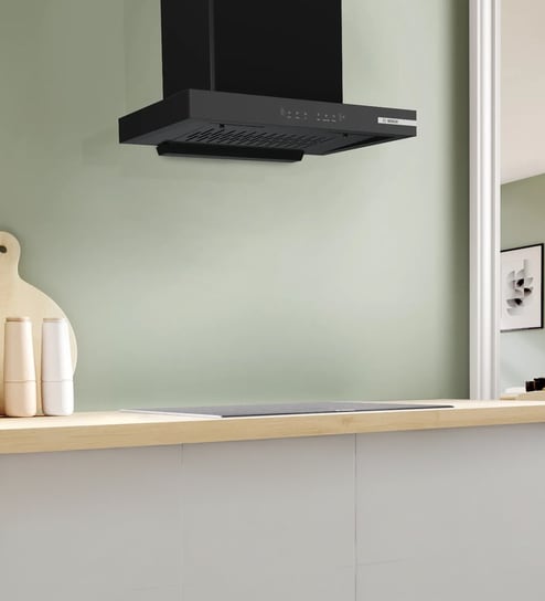 BOSCH Series 4 Wall Mounted Chimney 60 CM Black DWB68IJ60I