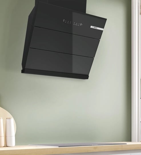 BOSCH Series 4 Wall Mounted Chimney 60 CM Black DWK68IJ60I