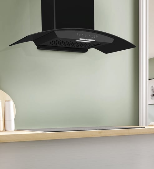 BOSCH Series 4 Wall Mounted Chimney 90 CM Black DWA98IJ60I
