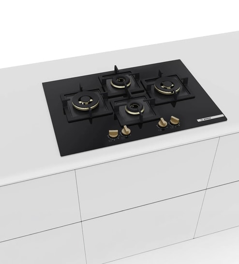 BOSCH Series 6 Gas Hob 75 CM Tempered Glass Black PNI7B6G20I
