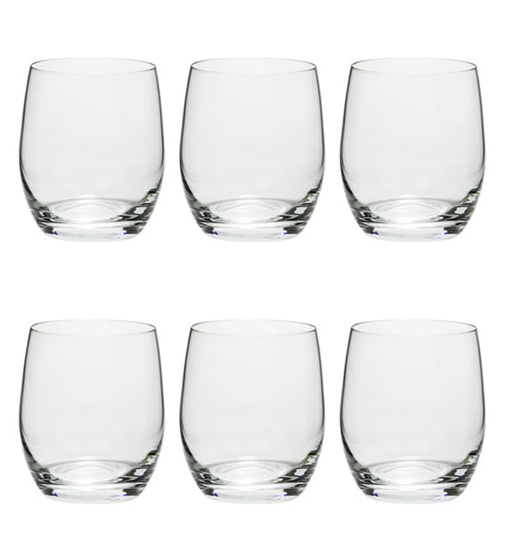 Buy Crystal Club 300ml (set Of 6) Glass Whiskey Glass By Bohemia 