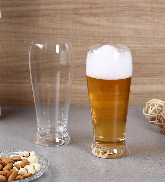 Buy Bohemia Crystal 560 Ml Bar Beer Glasses Set Of 6 Online Pilsner