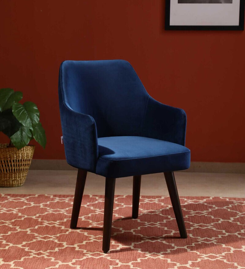 royal blue upholstered dining chairs