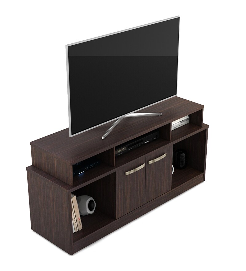 Buy Booner TV Console for TVs upto 55 Inch in Choco Walnut Colour by A