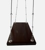Boarder Solid Wood Swing in Brown Colour