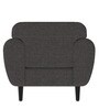 Bobbin 1 Seater Sofa in Charcoal Grey Colour