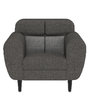 Bobbin 1 Seater Sofa in Charcoal Grey Colour