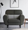 Bobbn Fabric 1 Seater Sofa in Charcoal Colour