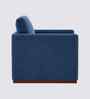 Bobby Boucle Fabric Lounge Chair In Blue Colour