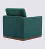 Bobby Boucle Fabric Lounge Chair In Green Colour