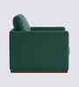 Bobby Boucle Fabric Lounge Chair In Green Colour