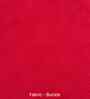 Bobby Boucle Fabric Lounge Chair In Red Colour