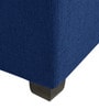 Balkan Fabric Ottoman in Royal Blue Colour