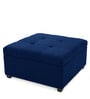 Balkan Fabric Ottoman in Royal Blue Colour