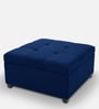 Balkan Fabric Ottoman in Royal Blue Colour
